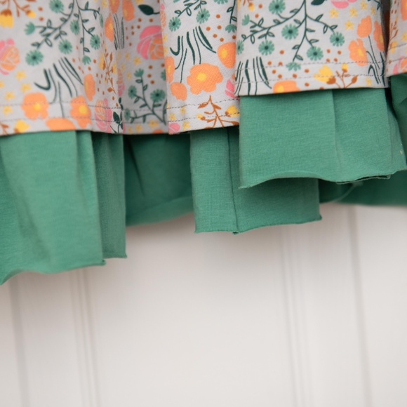 Matilda Jane Women’s Long Sleeve Layered Dress Fall Floral Comfortable Sz Large - Picture 4 of 6